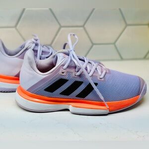 Adidas - SoleMatch Bounce women's tennis shoe Purple and Orange Women’s Size 9.5